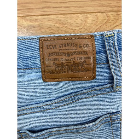 *Levi's Wedgie Button Bly Denim Jeans Womens Size 25 Light Wash Cotton Casual - Picture 8 of 11